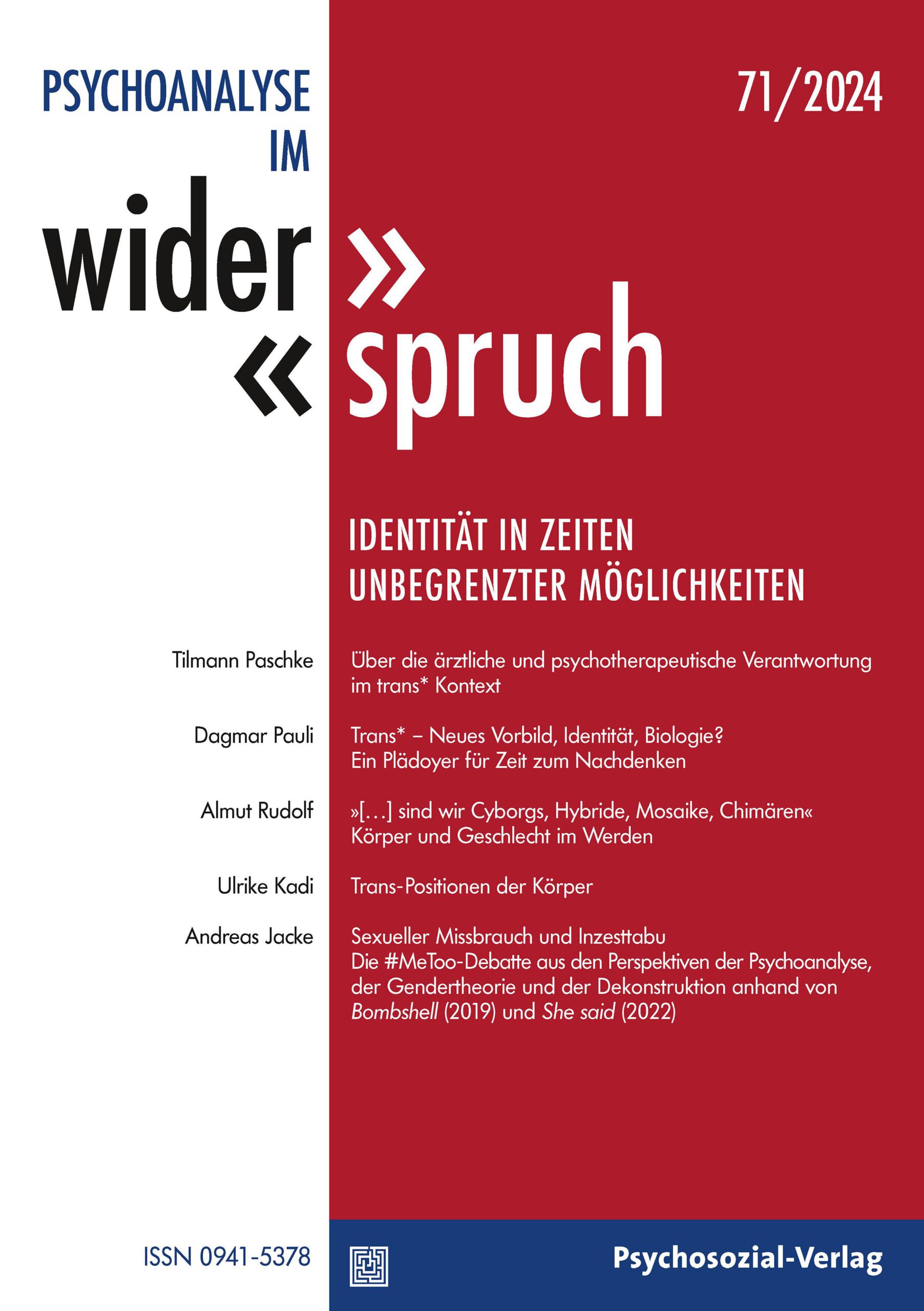 Psychoanalyse im Widerspruch